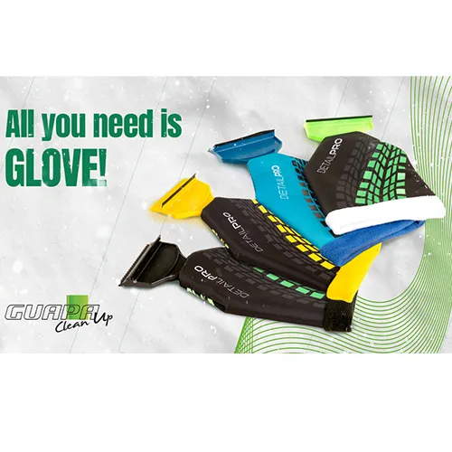 Gants avec grattoir à glace personnalisables - Cadeau d'hiver pratique