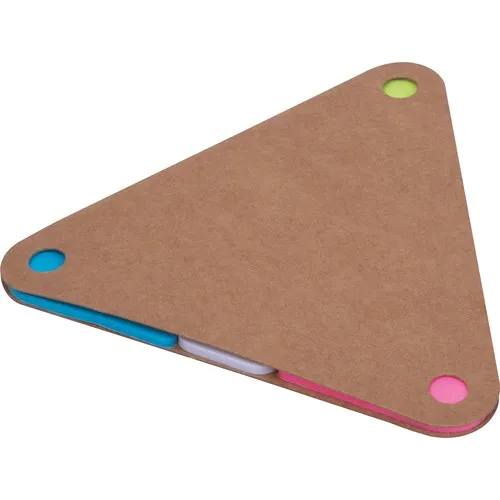 Carnet de Notes Adhésives Triangulaire Personnalisable