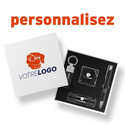 Coffret Cadeau d'Entreprise Personnalisable Welcome Home - 4 Objets