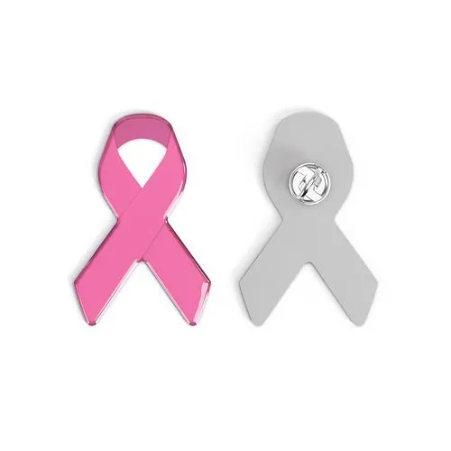 Pin's Ruban Personnalisé en Plastique Recyclé - Attache Papillon