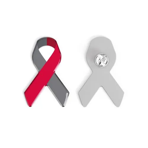 Pin's Ruban Personnalisé en Plastique Recyclé - Attache Papillon