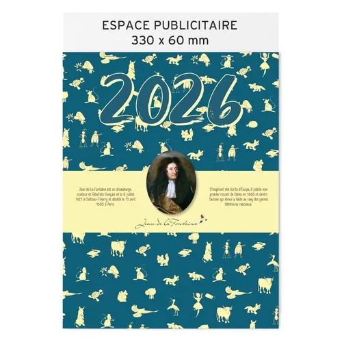 Calendrier Chevalet Triptyque 3 Mois 2026 Personnalisable