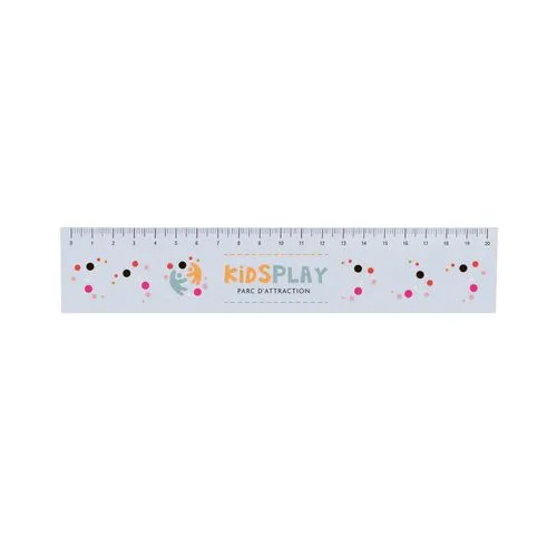 Règle Personnalisée 20 cm Indéchirable - Support Publicitaire Durable