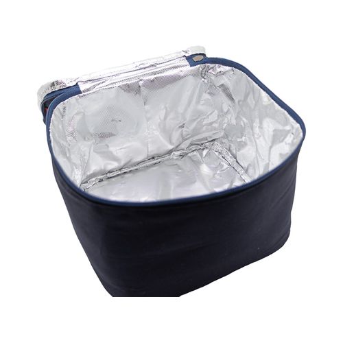 Sac Isotherme Bento Bleu Nuit Personnalisable - Polycoton Premium