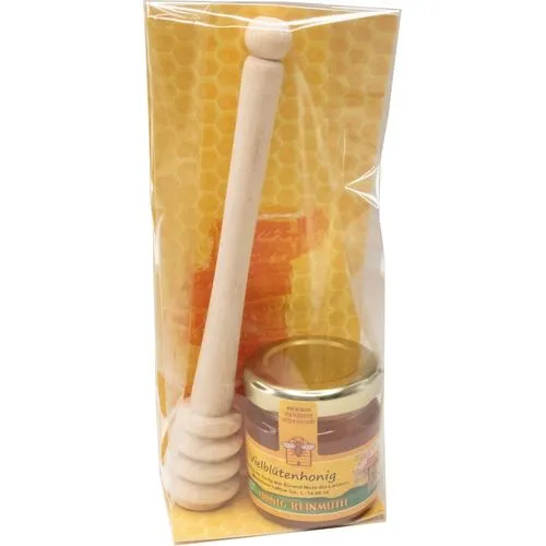 Cadeau Miel Personnalisable avec Cuillère - 50g Made in Germany