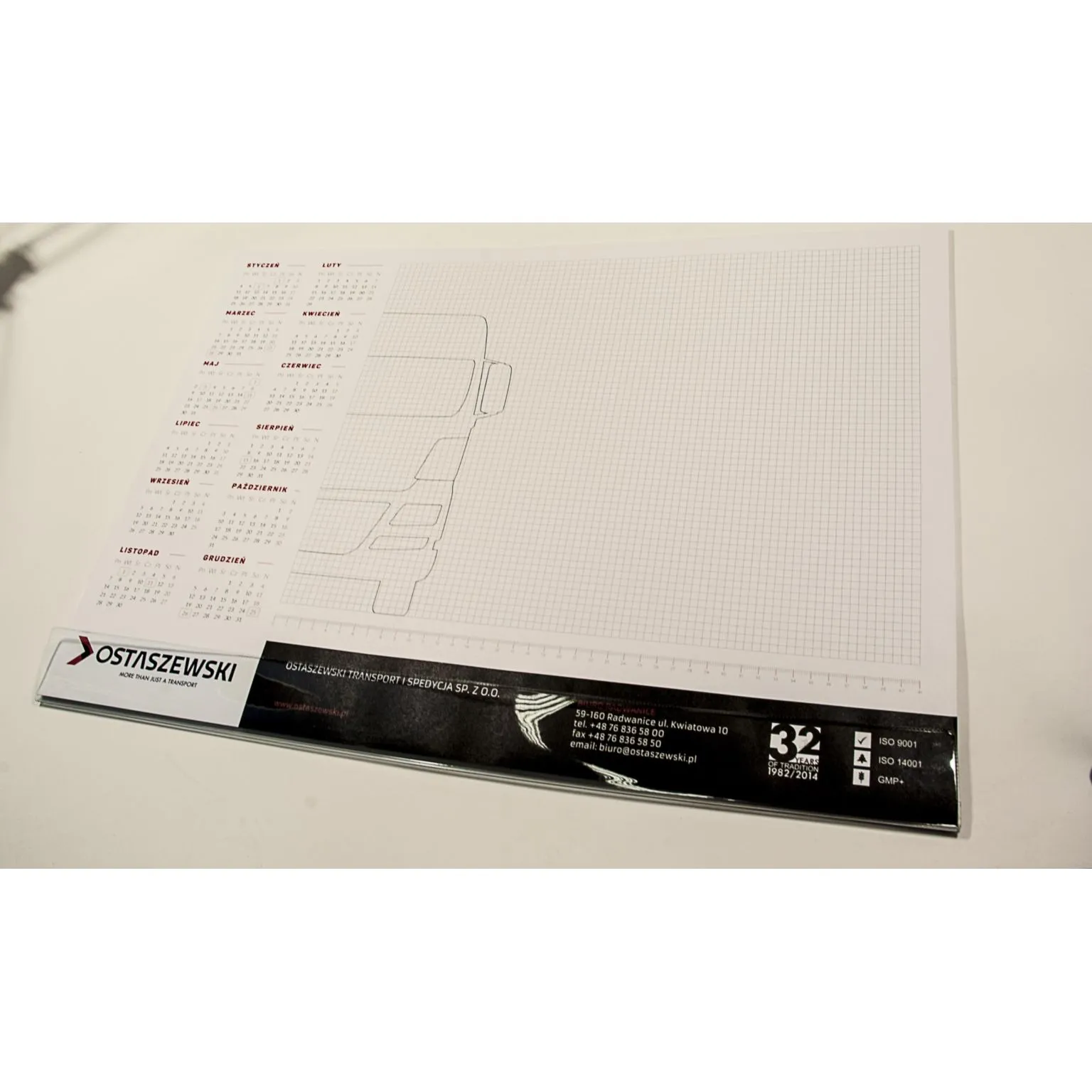 Planificateur de Bureau Personnalisé - A2/A3 - 26 ou 52 Feuilles