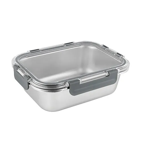 Lunch Box Inox Personnalisable 1040ml - Cadeau d'Entreprise Écologique