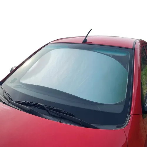 Pare-soleil publicitaire personnalisable pour voiture avec housse