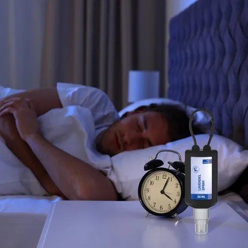 Spray Lavande 50ml Personnalisable - Bumper Noir & Étiquette R-PET