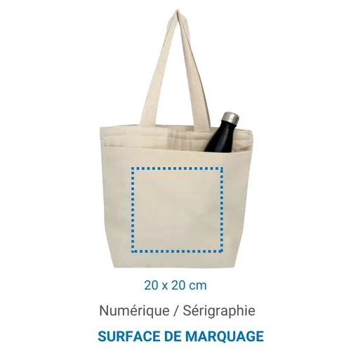 Sac coton isotherme FREEZE 330 - écru
