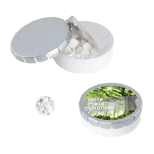 Pilules de menthe dans la boîte de super clic-clac