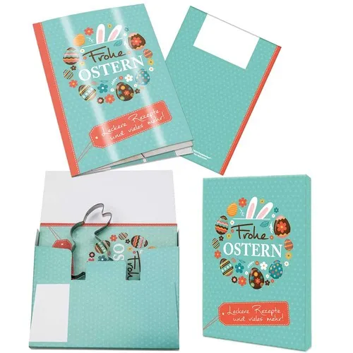 Coffret Recettes Pâques avec Moules à Pâtisserie Personnalisables
