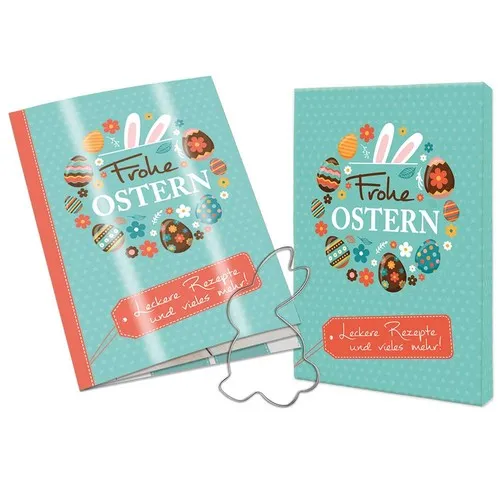 Coffret Recettes Pâques avec Moules à Pâtisserie Personnalisables