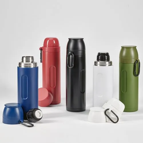 Thermos Flinders inox 1080 ml. 2 gobelets et mousqueton