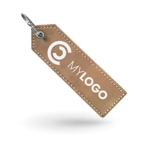 Porte-clés cuir personnalisé