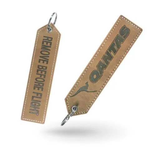 Porte-clés cuir personnalisé