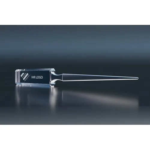 Ouvre-lettre en cristal personnalisable avec coffret cadeau