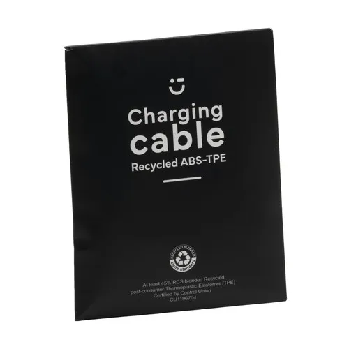 Charging Cable RCS Recycled ABS-TPE câble de charge