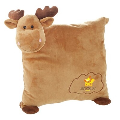 Oreiller Renne Personnalisable 30 cm - Peluche Publicitaire