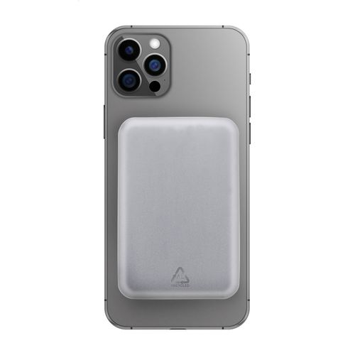Power Bank Sans Fil Magnétique 5000 mAh en Aluminium Recyclé