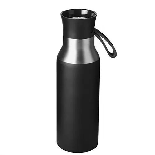 Bouteille isotherme 500mL double paroi personnalisable - Acier inox