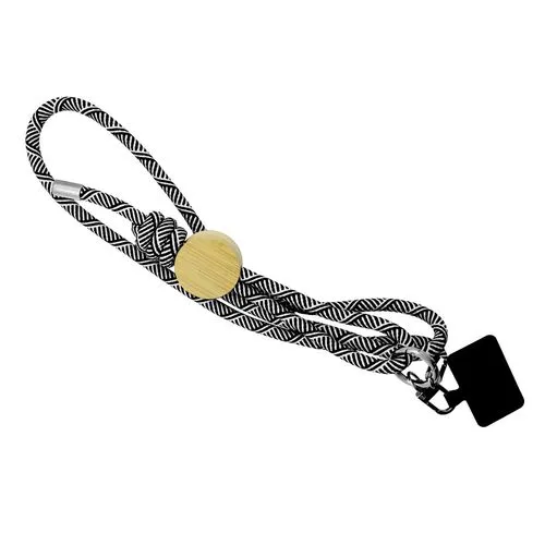 Lanyard pour smartphone 'Madrid', RPET noir