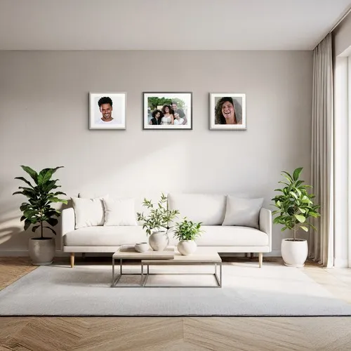 Cadre Photo avec Passe-Partout Personnalisable - Sérigraphie