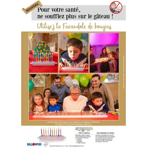 Farandole de bougies