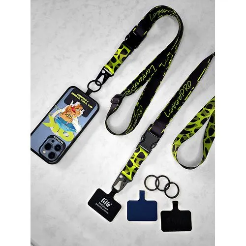 Lanyard Court en Cuir Personnalisable - Élégance Premium