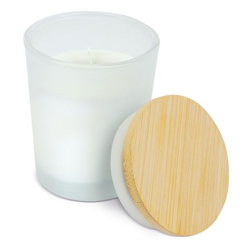 Bougie Aromatique Vanille Personnalisable - Cadeau d'Entreprise
