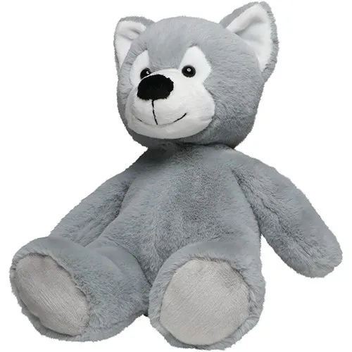 Peluche Husky Personnalisable 26cm - Objet Publicitaire Enfant