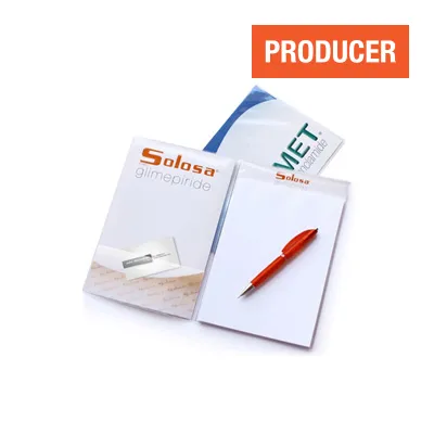 Porte-bloc PVC Transparent Personnalisable - Format A4/A5