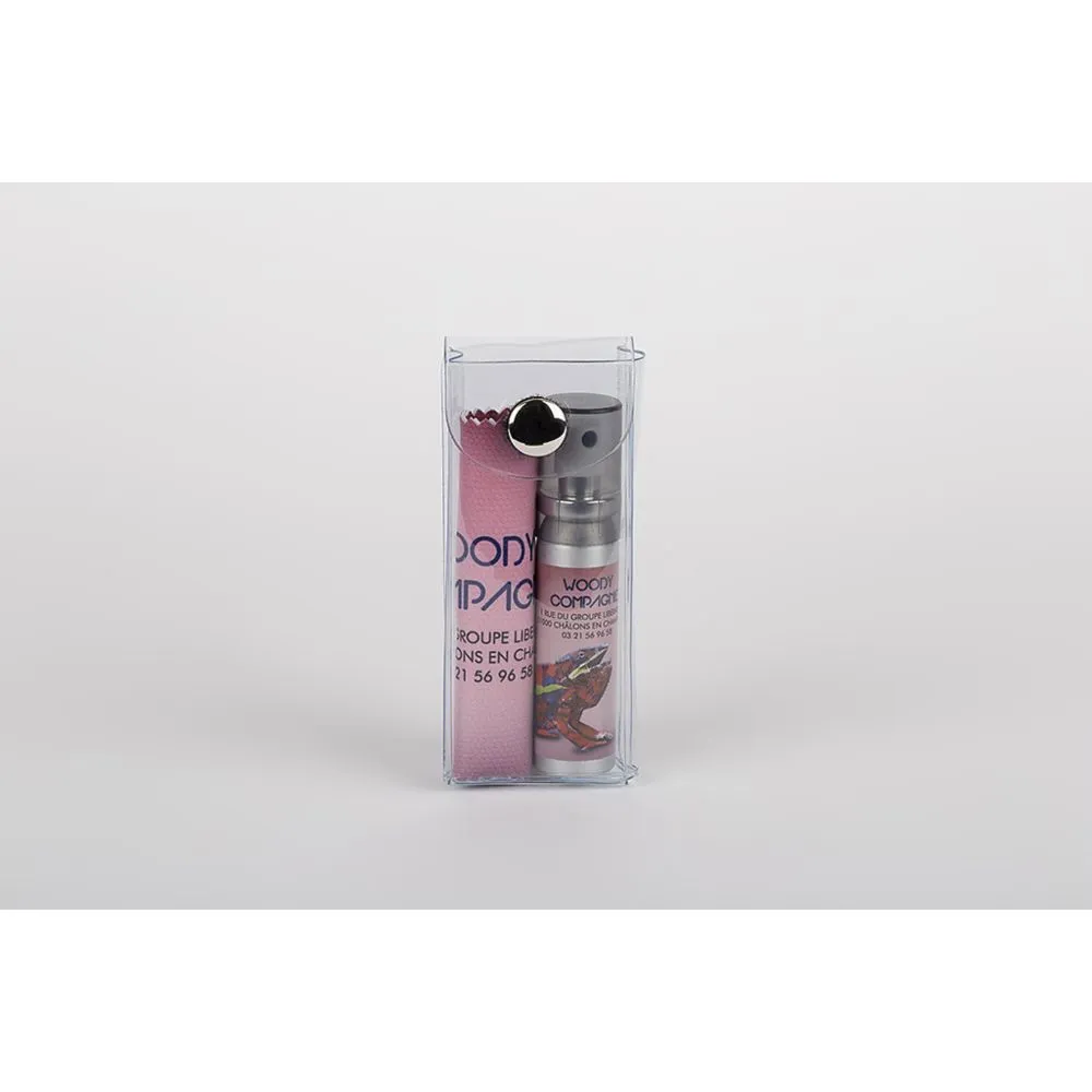 Kit Spray Nettoyant + Microfibre Personnalisé - Fabrication Française