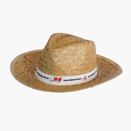 Chapeau Planteur Paille Dorée Personnalisable - Dès 100 pièces