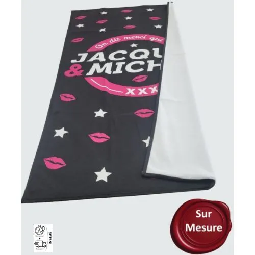 Drap de bain personnalisé 70x140 cm impression HD sublimation