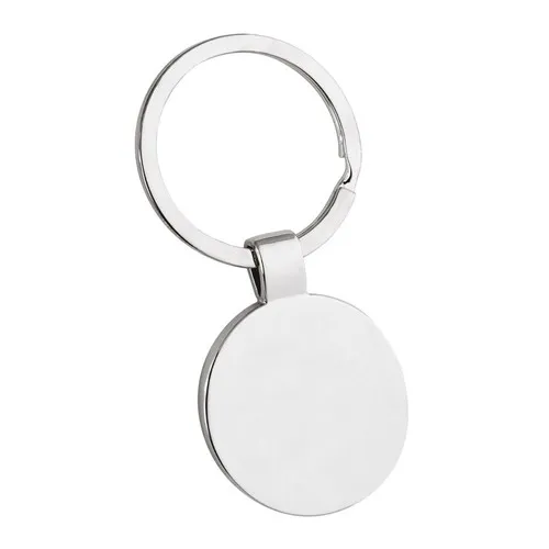 Porte-clés Métal Chromé Personnalisable - Finition Premium