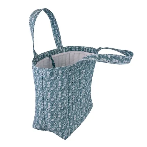 Sac Matelassé Soufflet Personnalisable - Polyester Blanc Premium