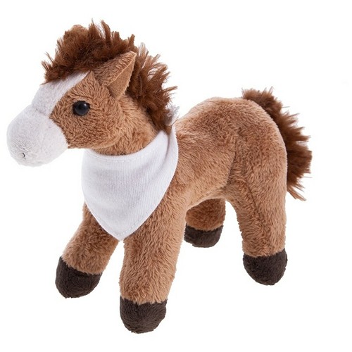 Peluche Cheval Personnalisable avec Foulard - Cadeau Publicitaire