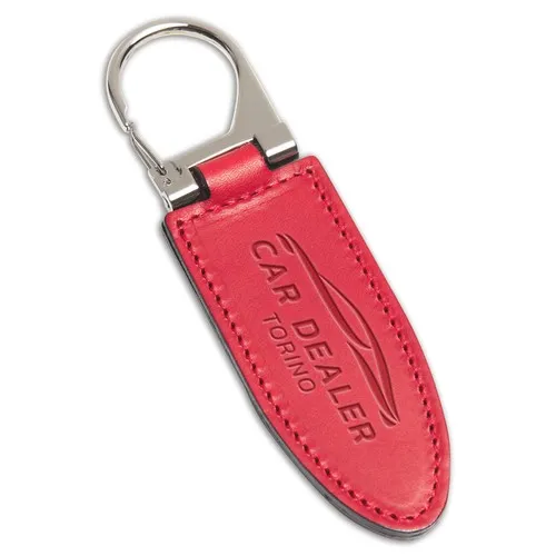 Porte-clés en Similicuir Personnalisé - Marquage en Creux Inclus