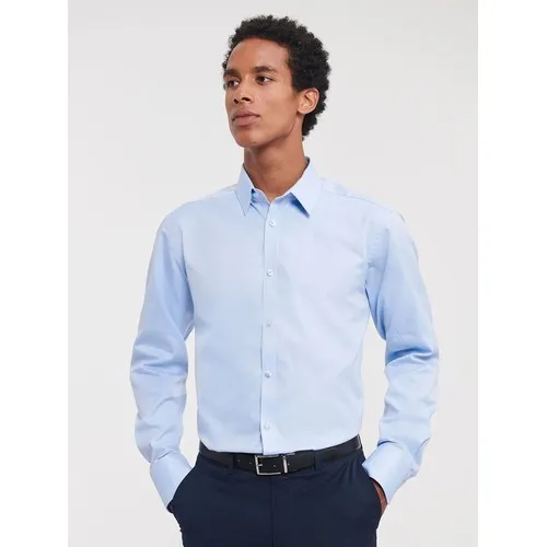 Chemise à Chevrons Cintréé Manches Longues Homme