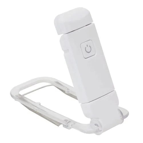 Lampe de lecture LED rechargeable à pince personnalisable