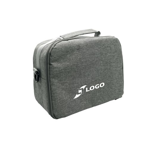 Sac Isotherme Bento 8L Gris RPET - Personnalisable par Sérigraphie