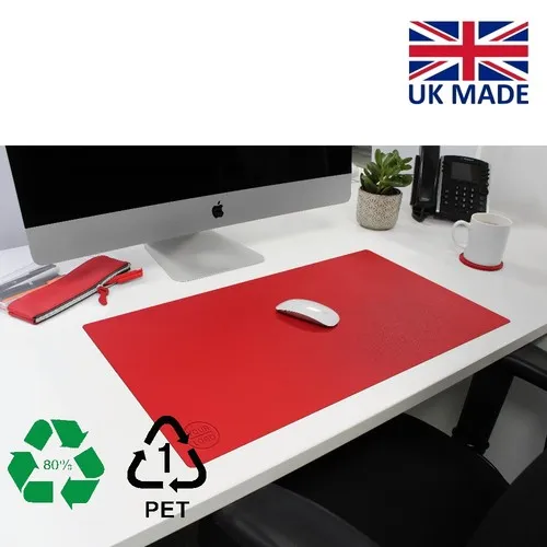 Sous-main XL Flexible Éco-responsable en rPET - Format 60x35cm