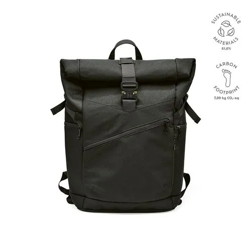 Sac à dos Coloma 28L rPET. Haut enroulable. Poche ordinateur 17"