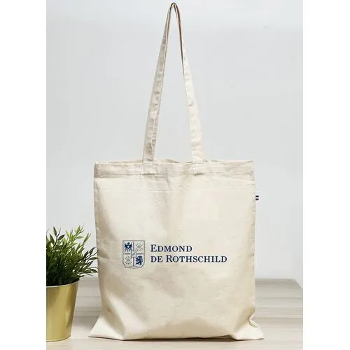 Sac Coton Bio Anses Longues 150g - Fabrication Française