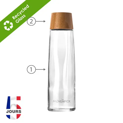 Bouteille en verre de 0,75 L/25 oz STOCK FRA