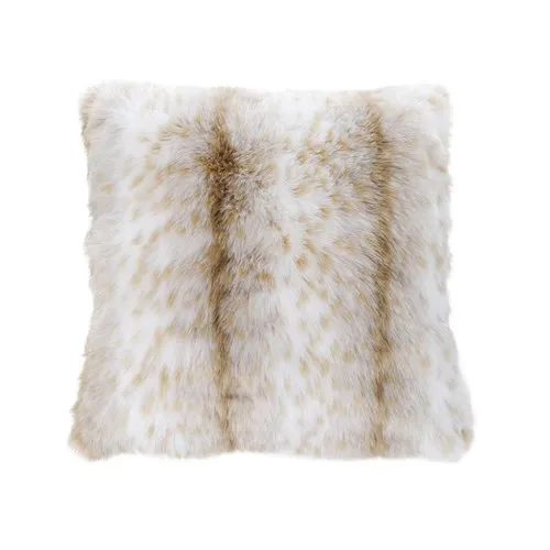 Coussin personnalisable brun clair - Sérigraphie haute qualité