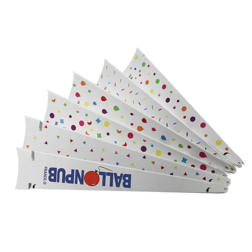 Cornets à ballons - supports en carton