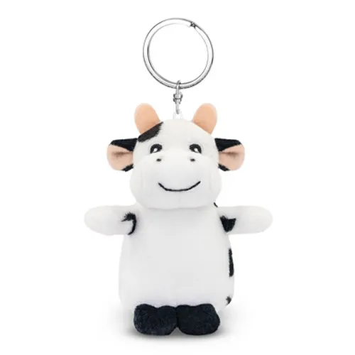 Vache en peluche, porte-clés | Cowie