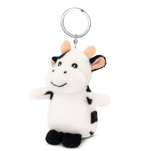 Vache en peluche, porte-clés | Cowie